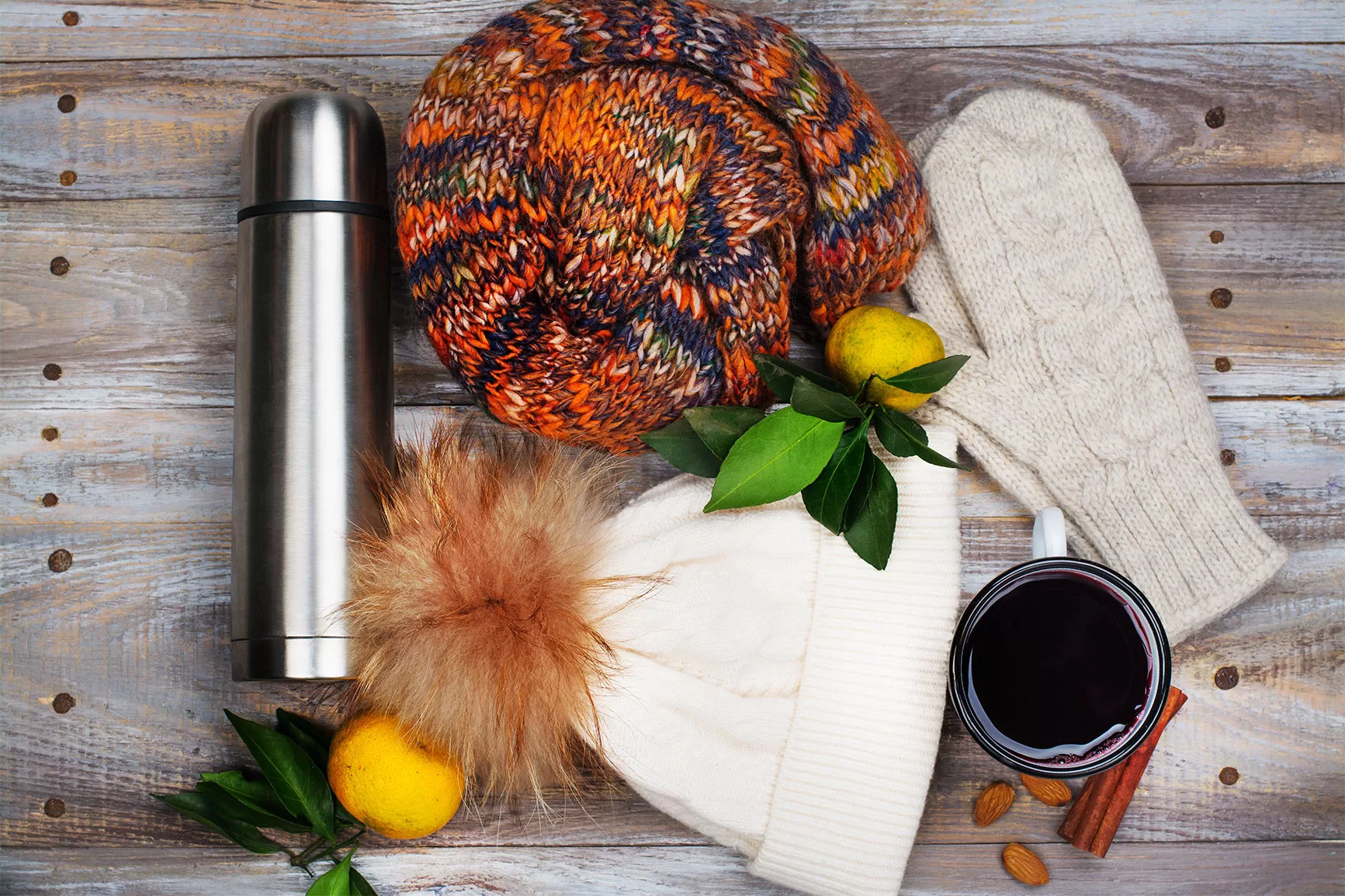 All Warm things rady for cold weather - hat, mittens, scarf, etc